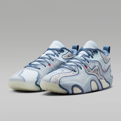 Nike Jordan Tatum 3 PF Blue Denim Basketball Shoes HV5911