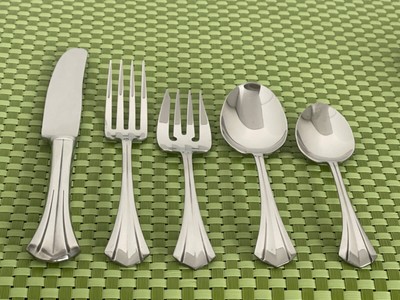 Oneida RUSHMORE Stainless Deluxe Glossy Flatware SMART CHOICE A53VG