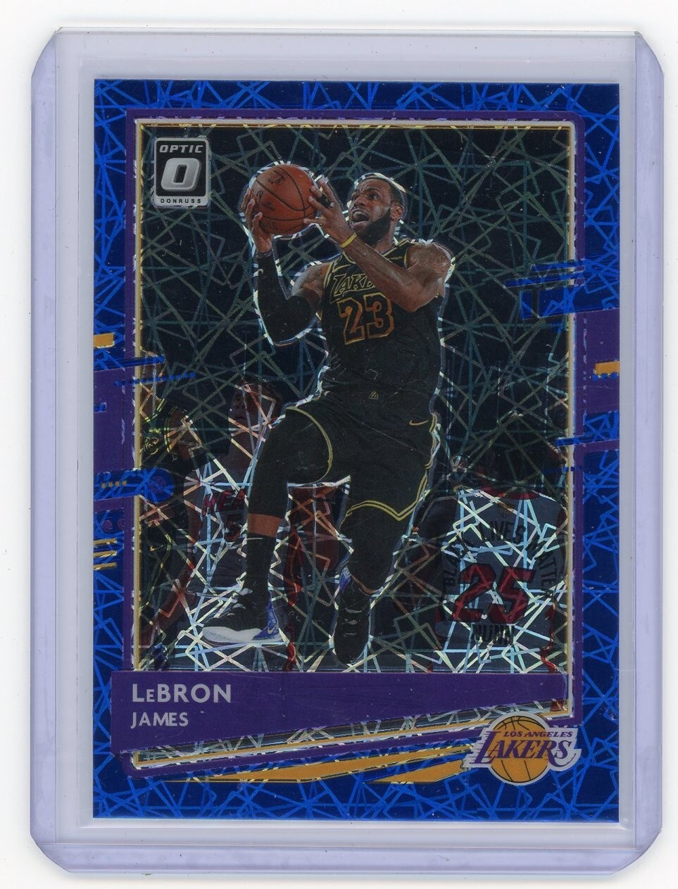 2020-21 Donruss Optic LeBron James Blue Velocity Prizm #13 Lakers NICE L@@K!