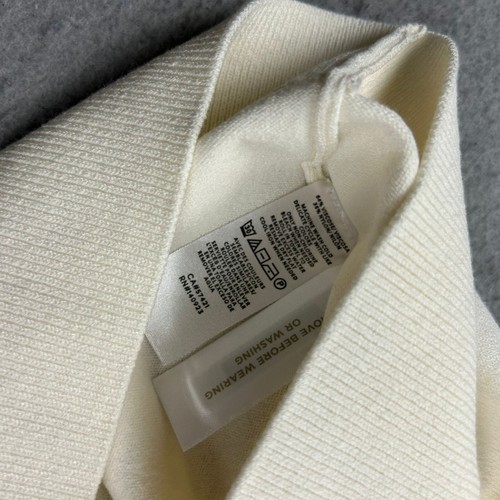 Ann Taylor Loft Sweater Womens XXL White Turtleneck Short Sleeves Pullover NWT - 第 5/10 張圖片