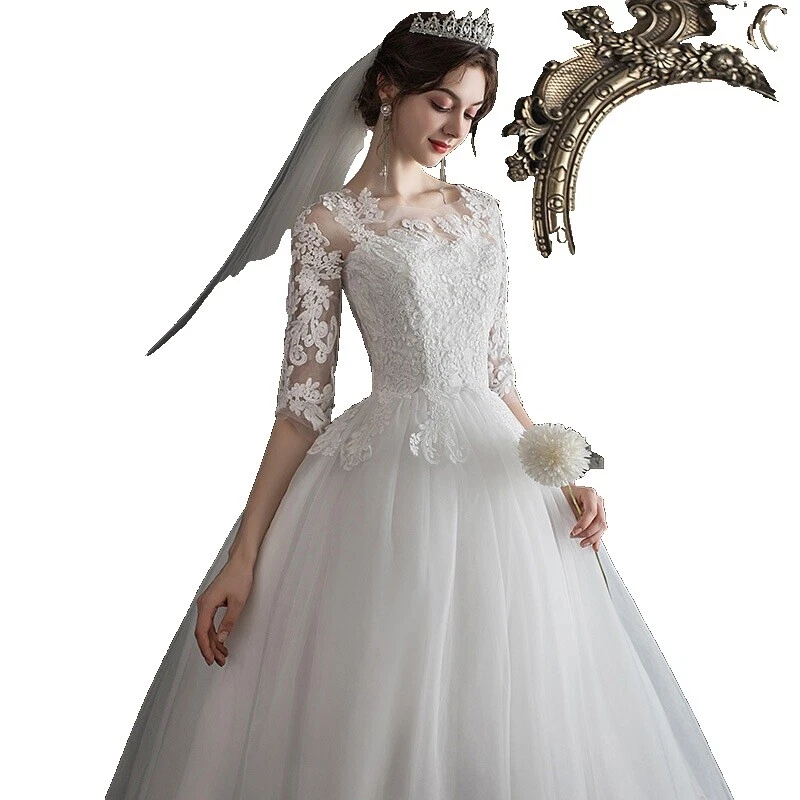 Polyester Ball Gown Wedding Dresses