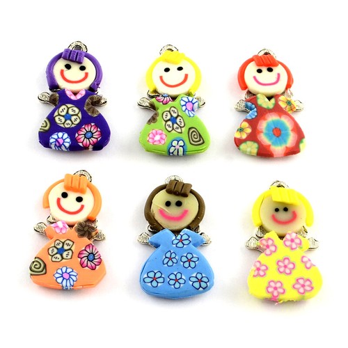 100pcs Handmade Zinc Alloy Little Pendants Cute Charms 27~29mm | eBay