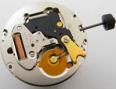Mouvement à Quartz Suisse France Ebauch FE 7020-22 Couleur Or - 3 Aiguilles, Neuf