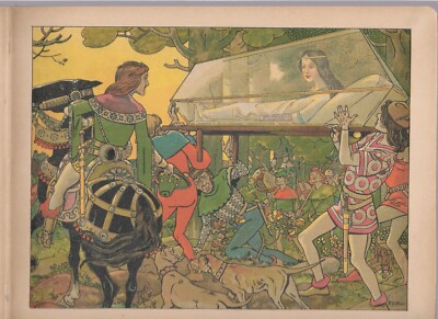 SCHNEEWITCHEN Mit Bildern Franz Jüttner Scholz´ Künstler Bilderbücher 1904 EA