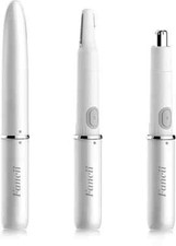 2 in 1 Rechargeable Eyebrow Ear Nose Beard Trimmer Set Hair Clipper Shaver USB