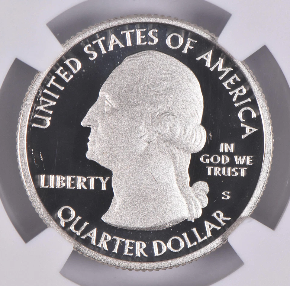 2016-S Silver PF69 ANT Fort Moultrie Quarter Limited Edition NGC - Image 4 of 4