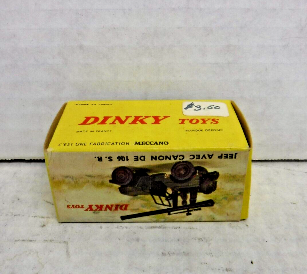 Dinky toys jeep avec canon de 106 - Collection