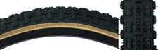 Sunlite MX3 20 x 1.75 Knobby Retro BMX Bicycle Black Skin Wall Tire