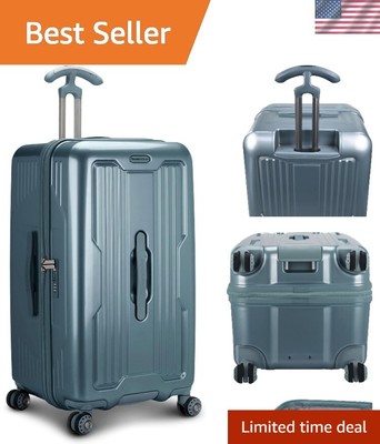 Durable Ultimax II 26'' Teal Spinner Luggage with TSA Lock - Award-Winning Design