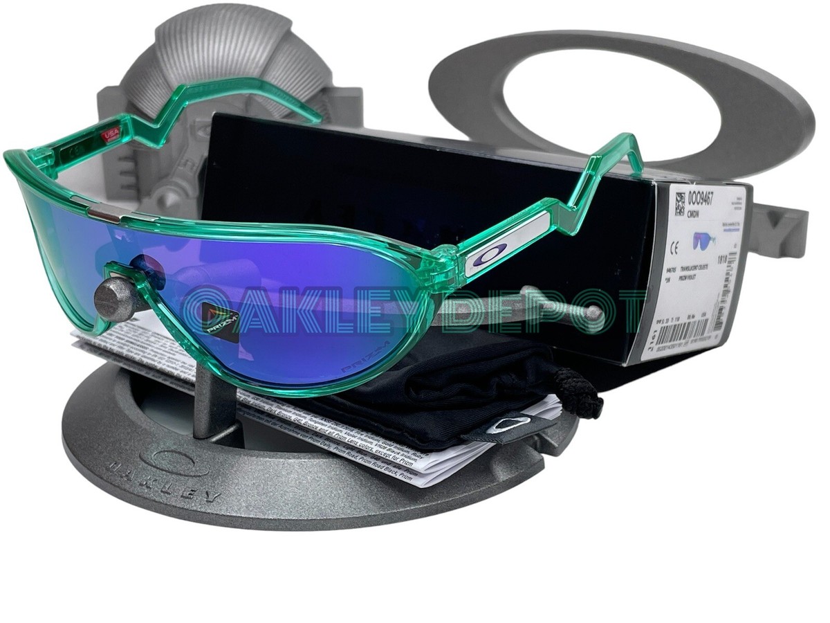 ✓🕶️ OAKLEY CMDN 009467 TRANSLUCENT CELESTE/PRIZM VIOLET