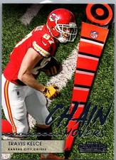 2021 PANINI CONTENDERS TRAVIS KELCE FOOTBALL CARD#CM-TKE KC CHIEFS CHAIN MOVERS