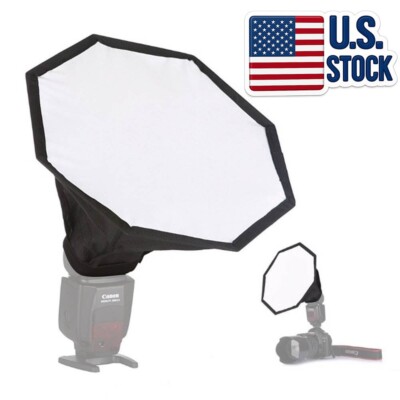 REFLEX Octagonal Speedlight Softbox Diffuser, Flash Light Modifier for DSLR