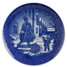 ROYAL COPENHAGEN CHRISTMAS PLATE 2014 ORIGINAL PORCELAIN FIRST CHOICE