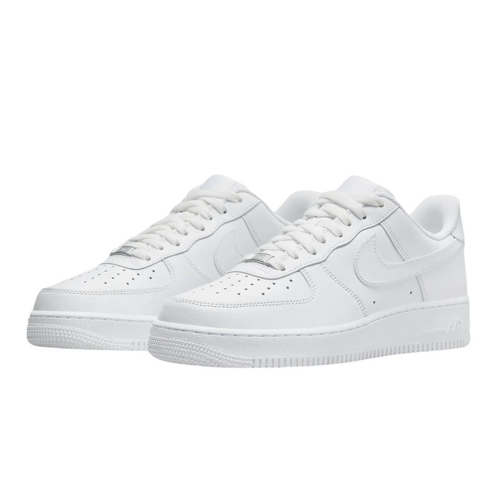 Nike Air Force 1 Low Triple White 07 Mens and Womens New Sneakers
