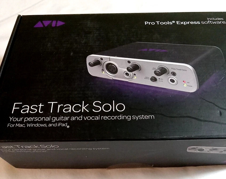 Guitar/Vocal Music Recording System: Fast Track Solo Avid Pro Tools Express - Image 2 of 4