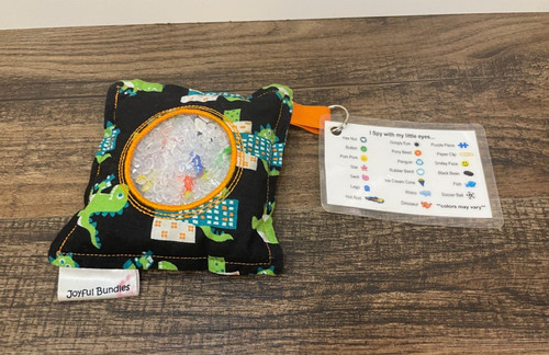 Joyful Bundles Find It I Spy Bead Pellet Toy Pillow My Little Eye Search Toddler