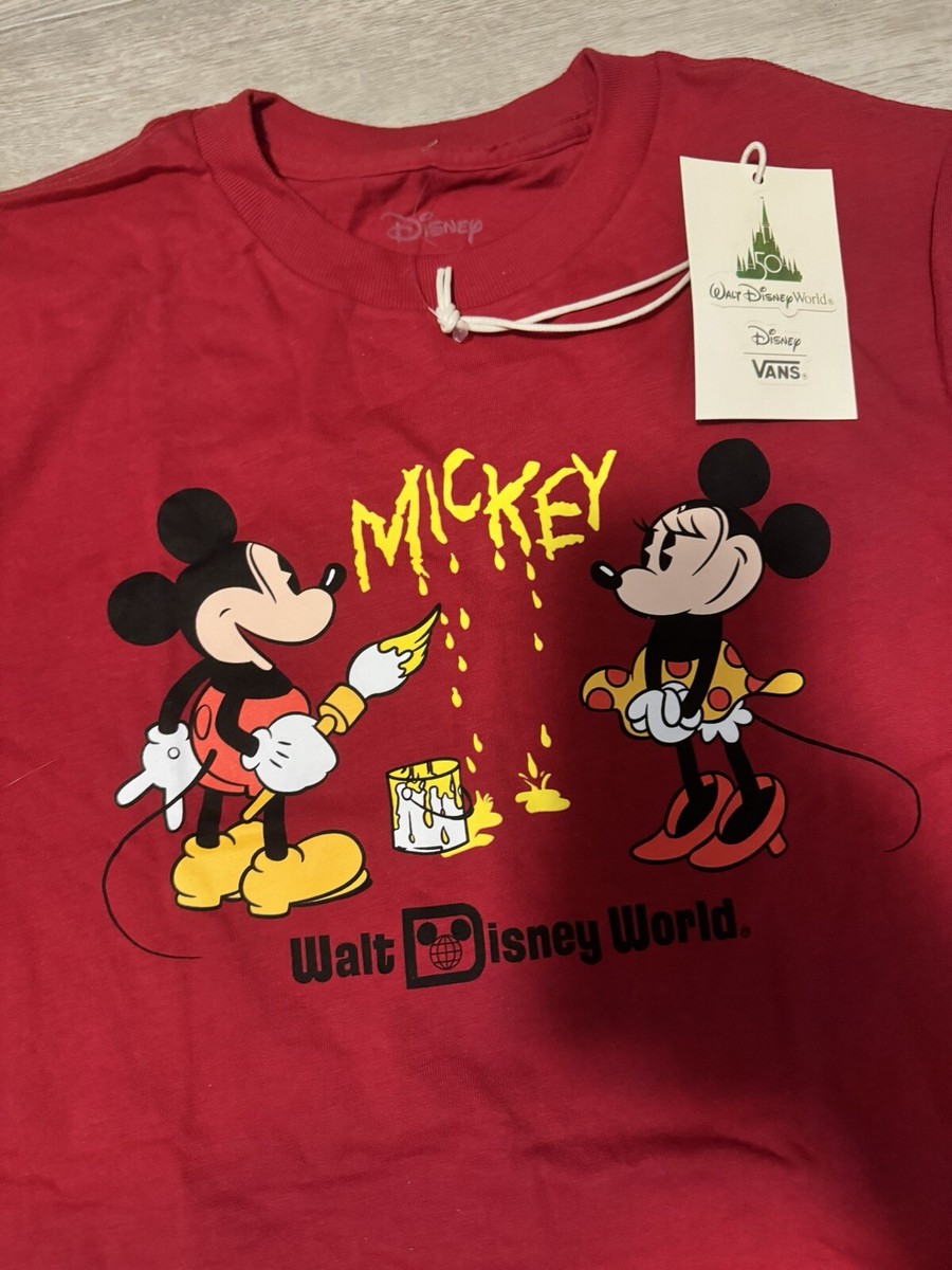 Walt Disney World 50th Anniversary Vans Mickey Shirts Disney Vans