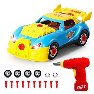 SGILE Take Apart Toy Racing Car, 30 Pieces Build Your Own Car