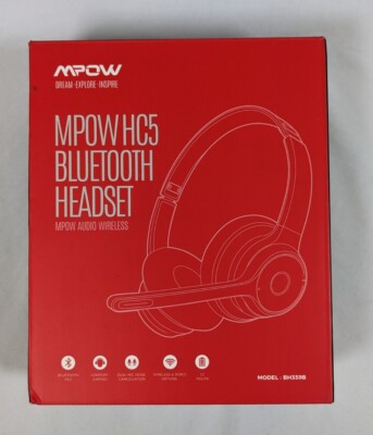 Mpow HC5 Bluetooth Headset V5.0 w/ Microphone-BH359B