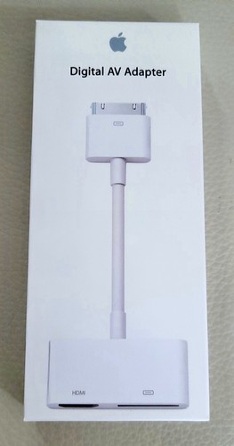 NEW ORIGINAL Apple MD098ZM/A A1422 Digital AV Adapter (30-Pin) White *SEALED BOX - Picture 4 of 9