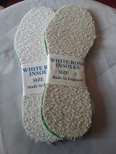 White rose INSOLES SPORTS WORK BOOTS SHOES Size 3 made in england cheap uk a1☆☆☆