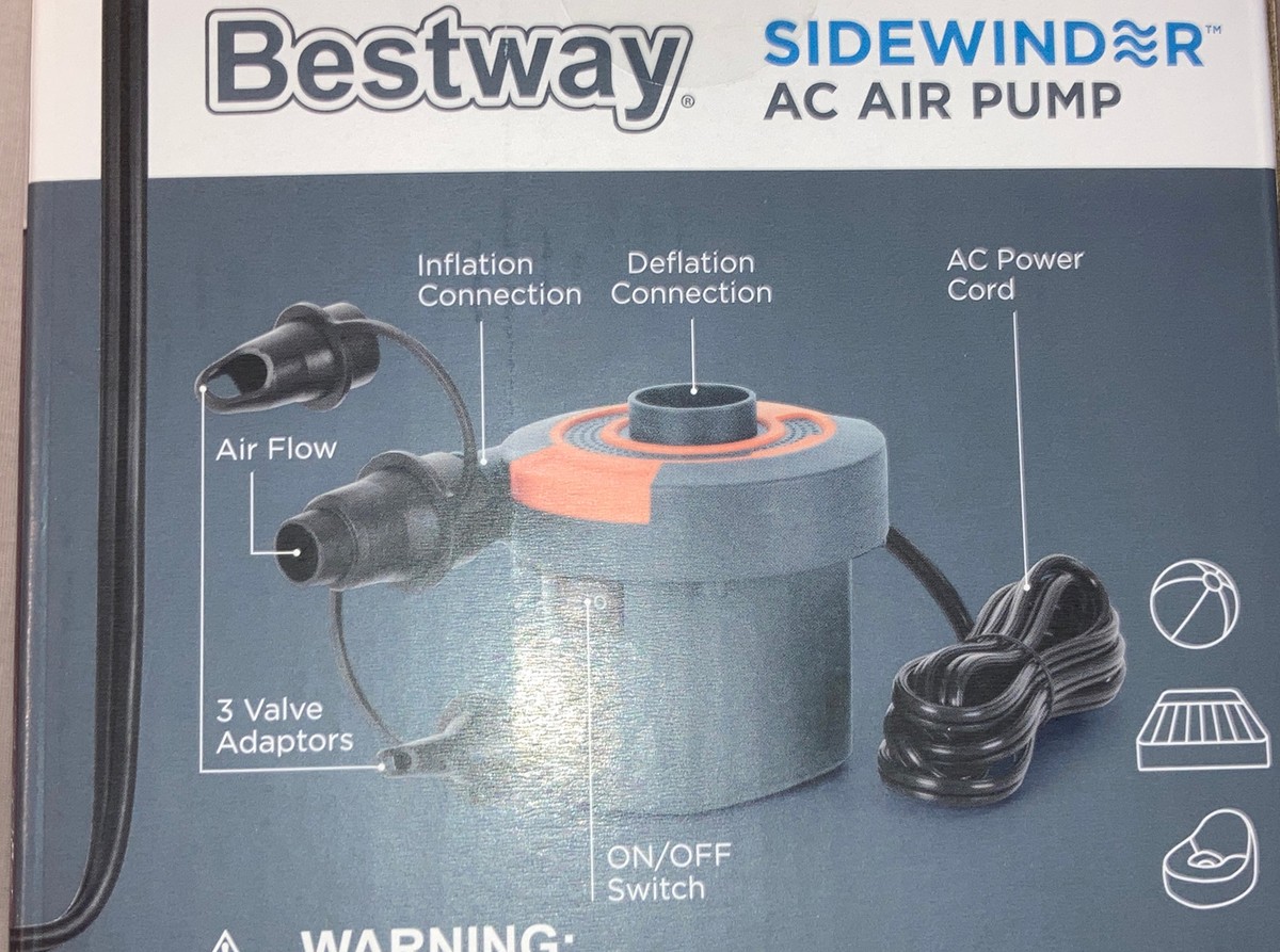 Bestway Sidewinder 110-120V Air Pump New In Box