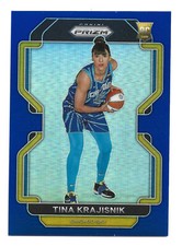 /149 Blue Prizm 2022 Panini Prizm WNBA Tina Krajisnik #13 RC Chicago Sky Card