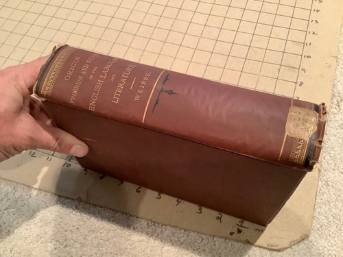John Weisse / Origin progress and destiny of the English language 1st ed 1879 - Picture 2 of 18