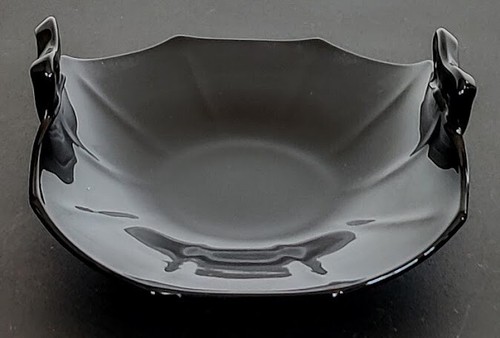 Fostoria FAIRFAX Bon Bon Bow Handled Plate With Turned Up Handles **Very Nice - Picture 3 of 8