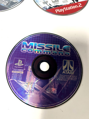 Missile Command Sony PlayStation 1 Disc Only PS1 Black Label Atari