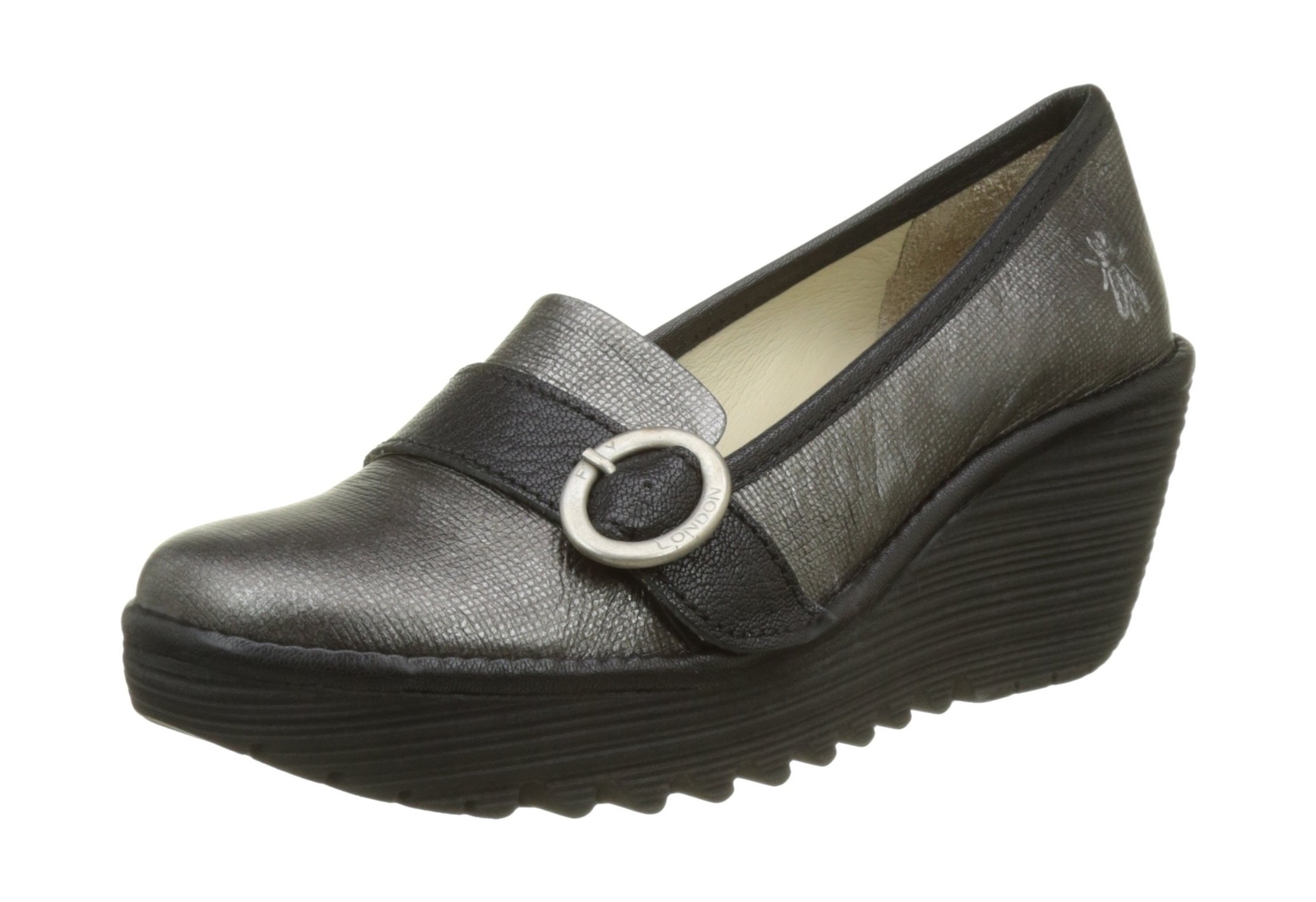 Fly London Women’'s Yond771fly Closed-Toe Heels Silver (Anthracitesilver Black) Fly London Women’'s Yond771fly Closed-Toe Heels Silver (Anthracitesilver Black)