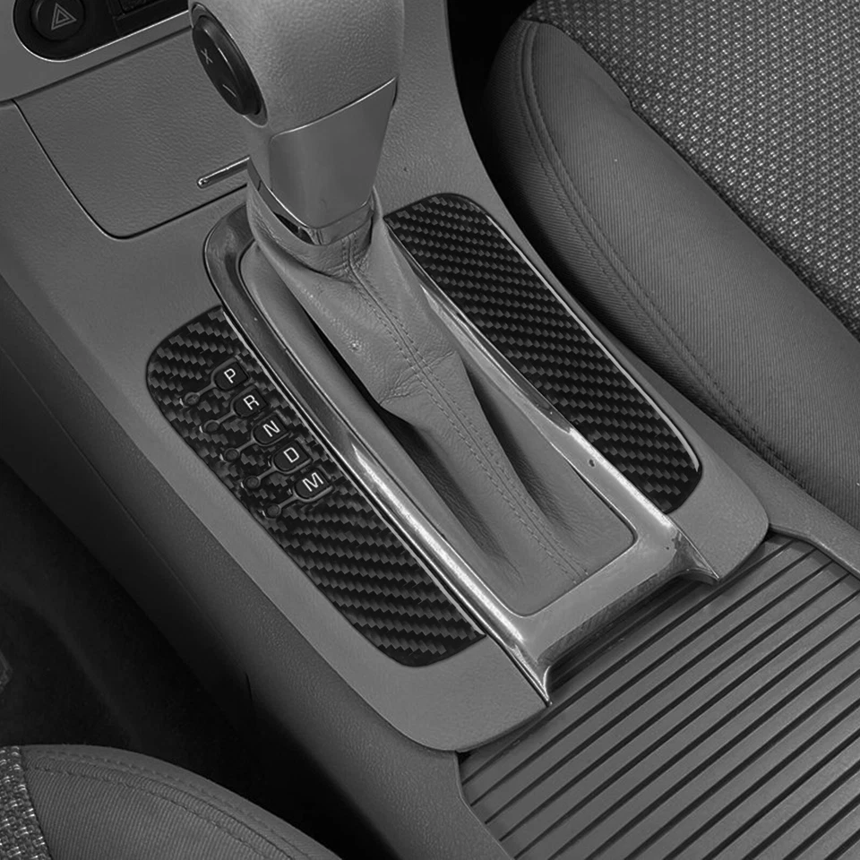 Real Carbon Fiber Console Gear Shift Panel Cover For Chevrolet Malibu 2008-2012 - Изображение 3 из 4
