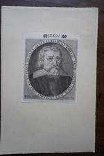 PAULLUS ROBERUS: Engraved Portrait by HAFFNER MELCHIOR. engraving 1673