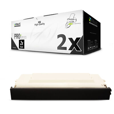 2x Toner f�r Lexmark C 500 wie 0C500H2KG BLACK