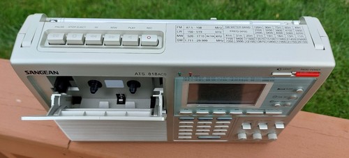 Excellent Vintage SANGEAN ATS818ACS SW SSB,FM STEREO cassette recorder All good - Zdjęcie 9 z 15