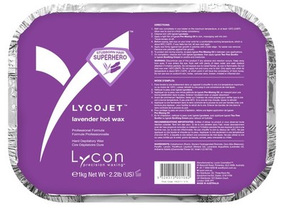 LycoJet Lavender Hard Wax Bricks for Hair Removal, Effortlessly Removes Stubb...
