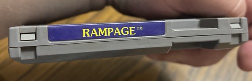 Videogioco Originale Nintendo NES Data East RAMPAGE NES-RP-USA 1985 Giappone TESTATO! - Foto 9 di 13