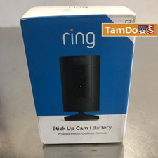 Ring Stick Up Cam Battery Wireless Indoor/Outdoor Security Camera, Black
