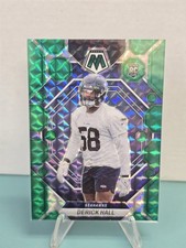 2023 Panini Mosaic Derick Hall Green Mosaic #310 (RC) Seattle Seahawks