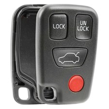 Key Fob Keyless Entry Remote Shell Case  Pad fits Volvo HYQ1512J 9166200, Se...