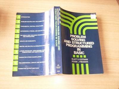 problem Solving and structured programming in Basic Elliot B. Koffman Englisch