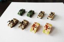 Lot of 8 Vintage Galoob Micro Machines Military 4 Humvee 4 Priest, loose