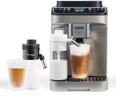 DeLonghi Magnifica Duo Fully Automatic Espresso Machine ECAM33080SXB Silver