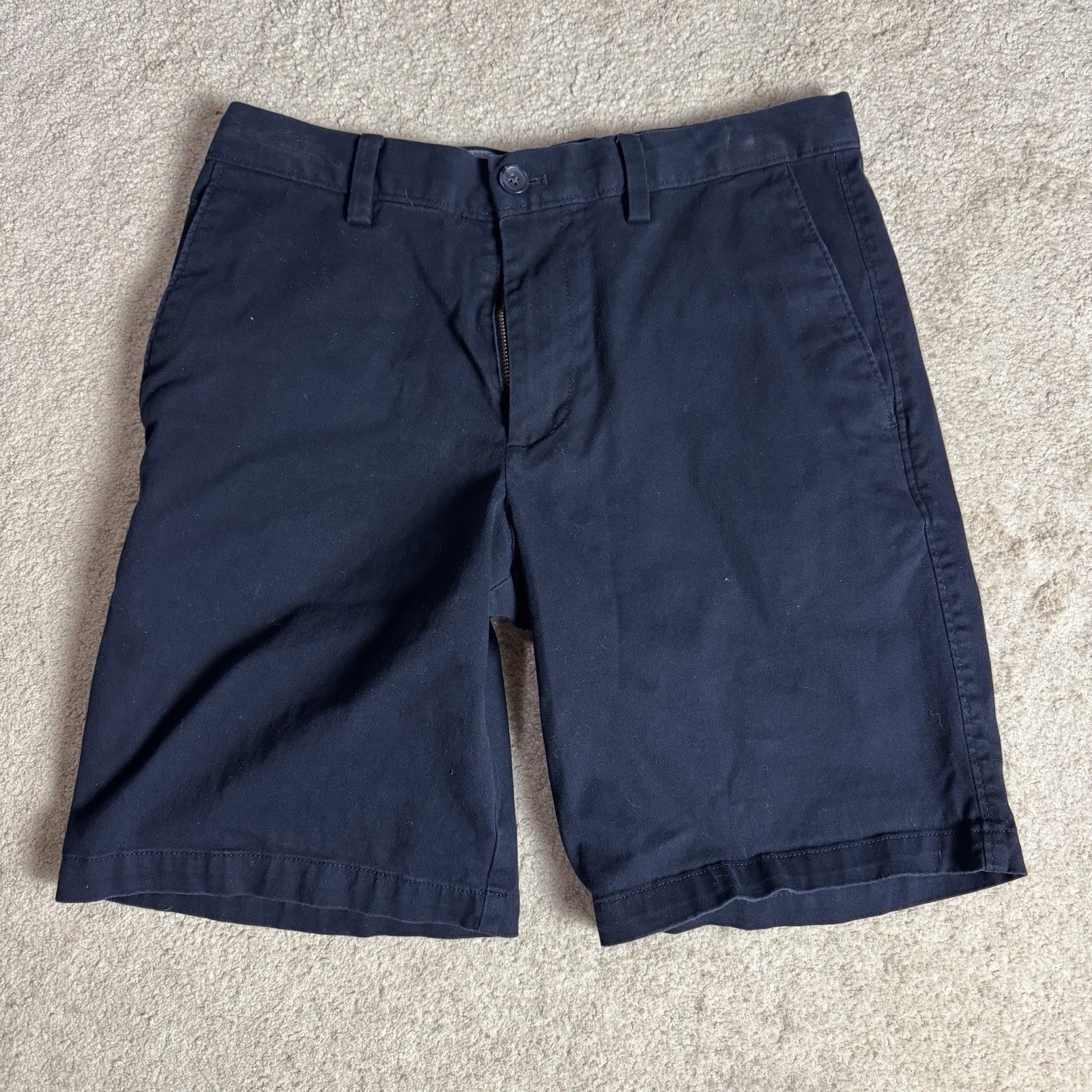 Banana Republic Mens Chino Aiden Short 30 Blue