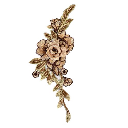 Large Floral Iron Sew On Patch Badge Embroidery Flower Rose Applique Cloth DIY🎀 - Picture 57 of 60