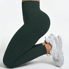 Women High Waist Seamless Leggings Tummy Control Gym Betty Butt Lift UK