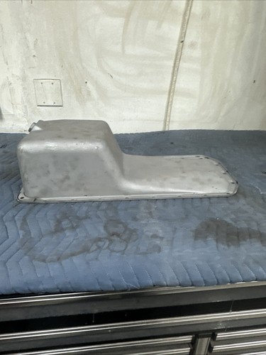 1960 1972 GMC 305 V6 Oil Pan Cleaned & Sandblasted Oem Vtg C10 C20 TRUCK PICKUP - Picture 5 of 17