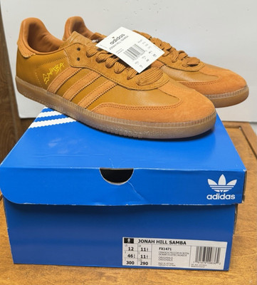 Size 9.5  adidas Jonah Hill x Samba Craft Ochre New in Box **Read Description**