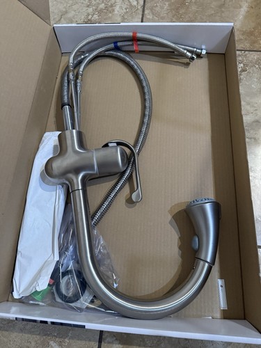 GROHE Ladylux Plus 33759SD0 Pull-Out Kitchen Faucet Brushed Stainless Steel