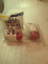 Leviton 20A 125V 3-Wire 2-Pole Locking Electric Cord Connector Sealed Bags 